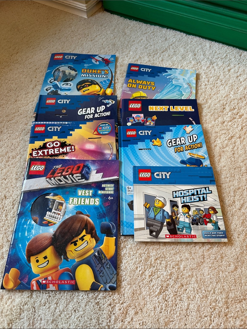 Lego City book lot!